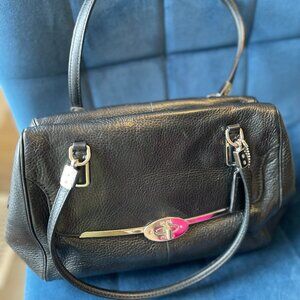 Coach Madison Madeline Satchel Bag Black